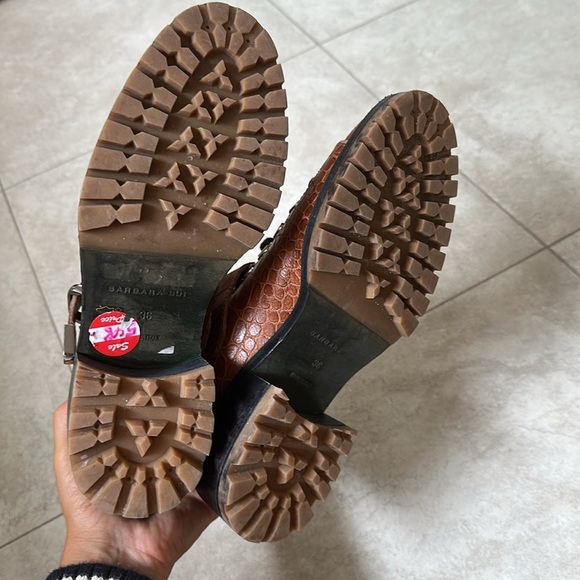 Barbara Bui tan leather hiking boot 36 - Picture 5 of 9